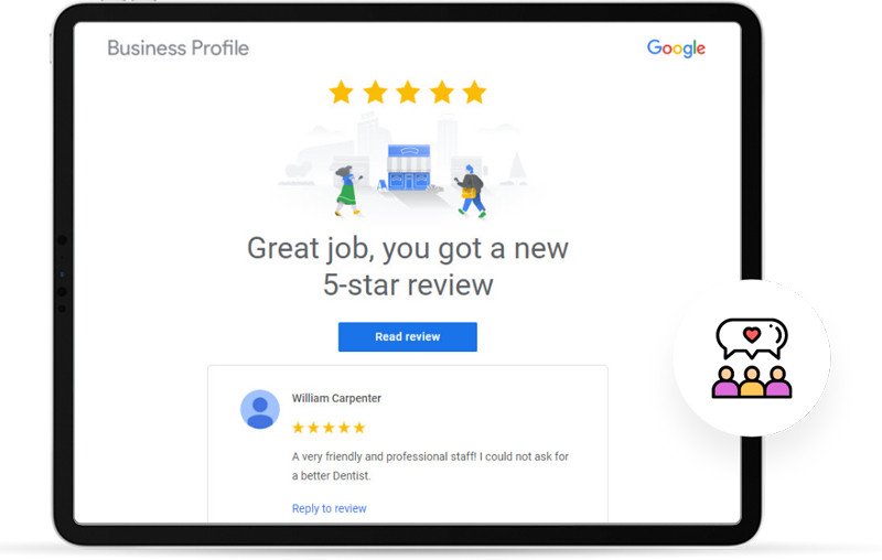 Google Business Profile - Congratulations You Got a 5 Star Review
