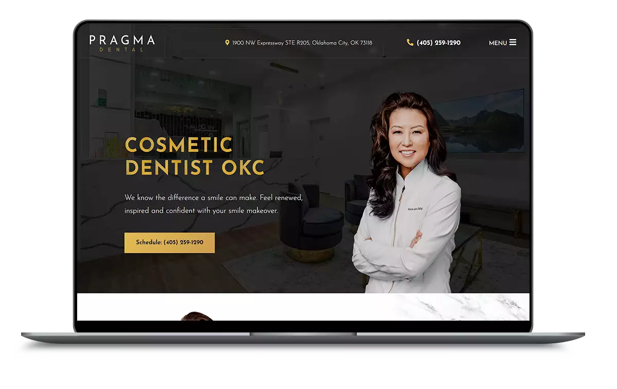 Happy — modern website from scratch for the dental company